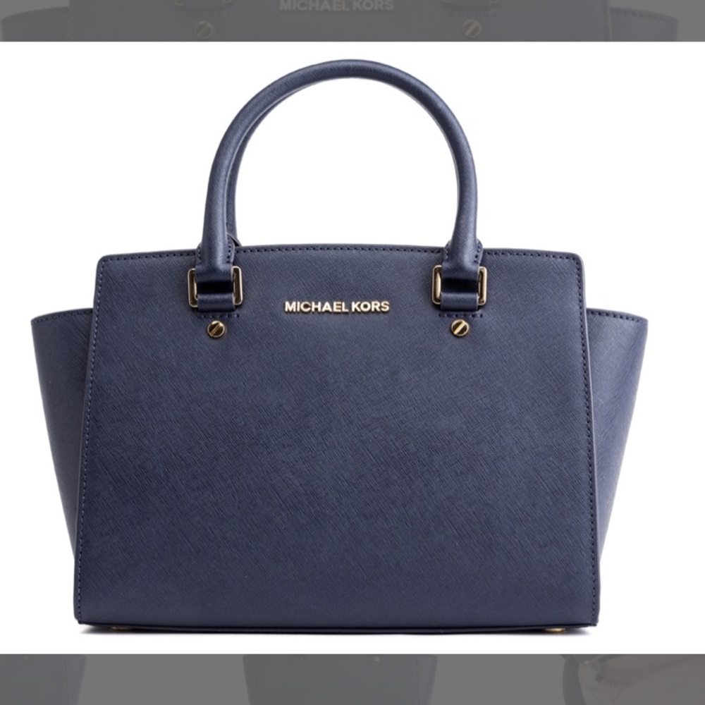 ✨👛MICHEAL KORS SELMA MEDIUM SAFFIANO LEATHER SATCHEL 👛✨